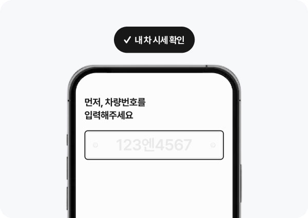 내 차 시세 확인